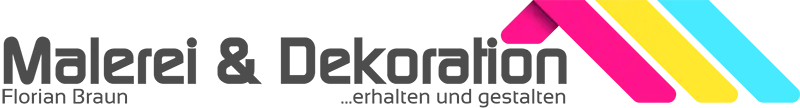 malerei dekoration braun logo